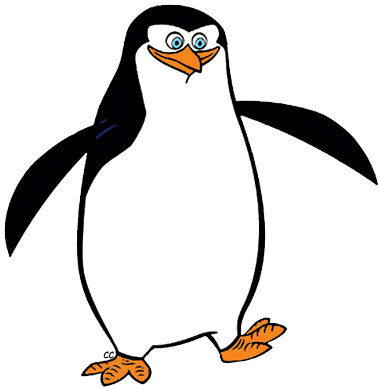 Penguins Of Madagascar Clipart Animated Gif - Pinguim Imperador Gif (379x389)