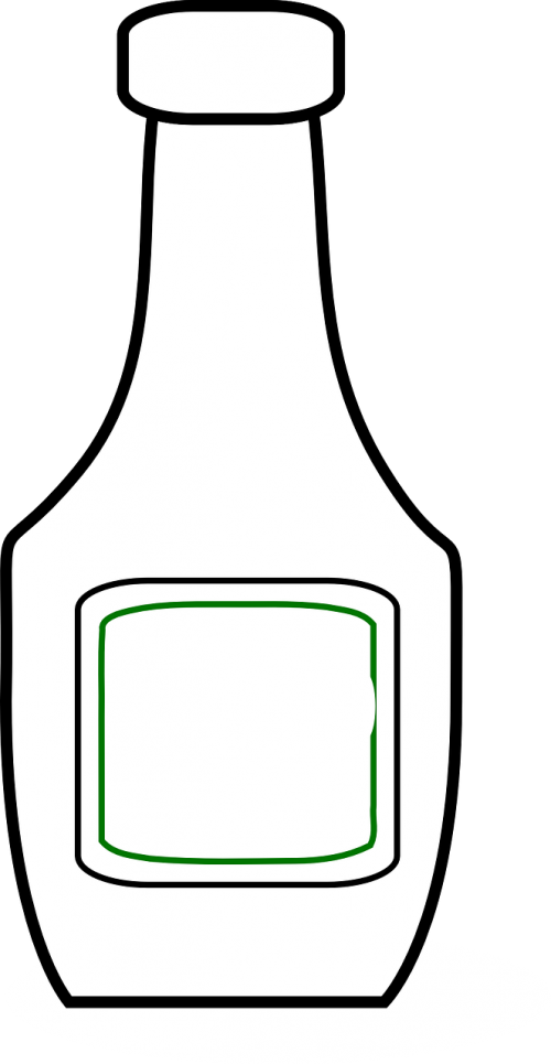Vector Graphics - Ketchup (500x965)