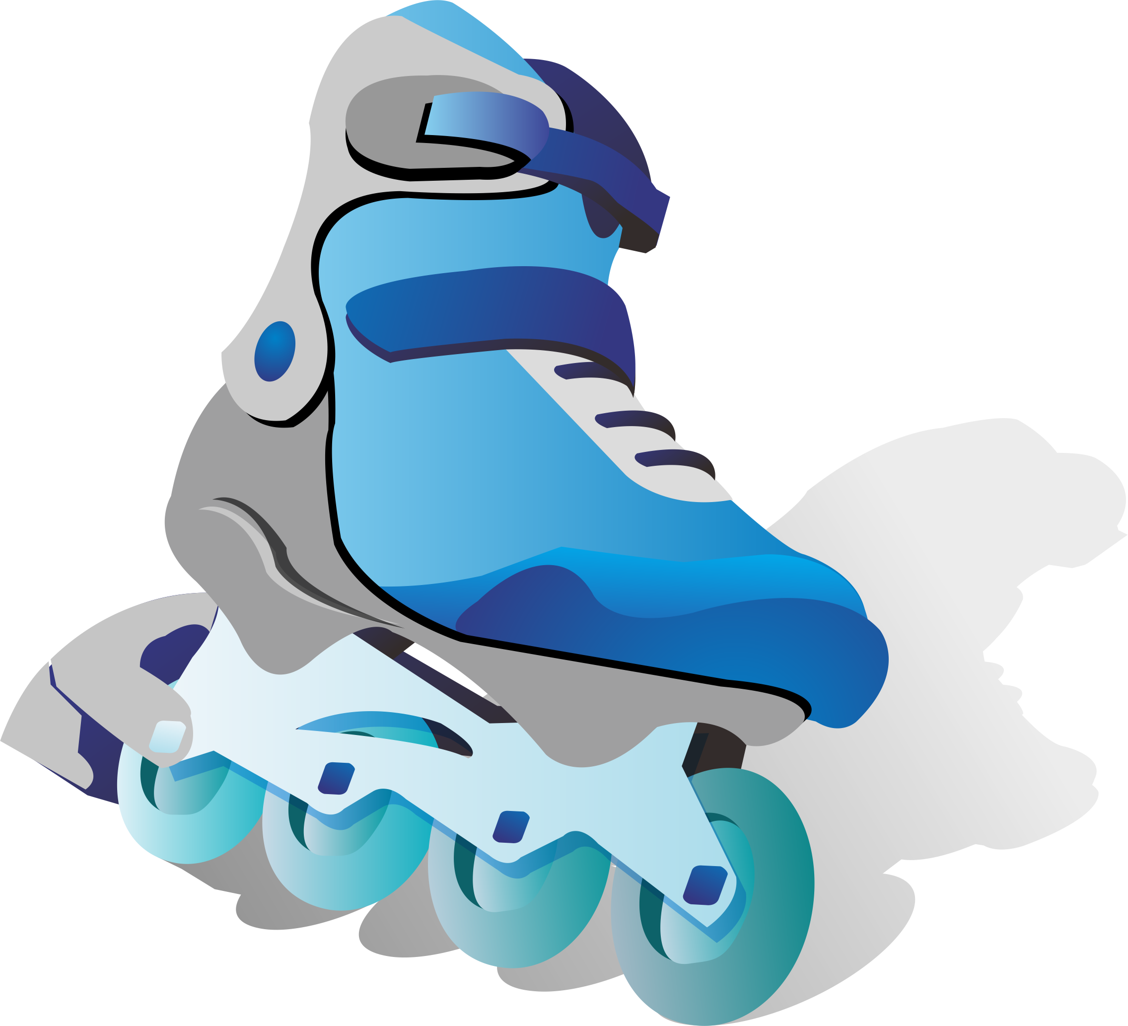 Download and share clipart about Roller Skating Skateboarding Euclidean - I...
