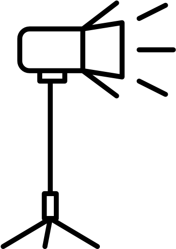 Illumination Movies Lights Technology Icon Size - Movie Light (512x512)