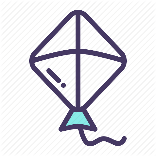 Black And White Picture Of Kite Clipart Kite Computer - Clip Art Black And White Kite (512x512)