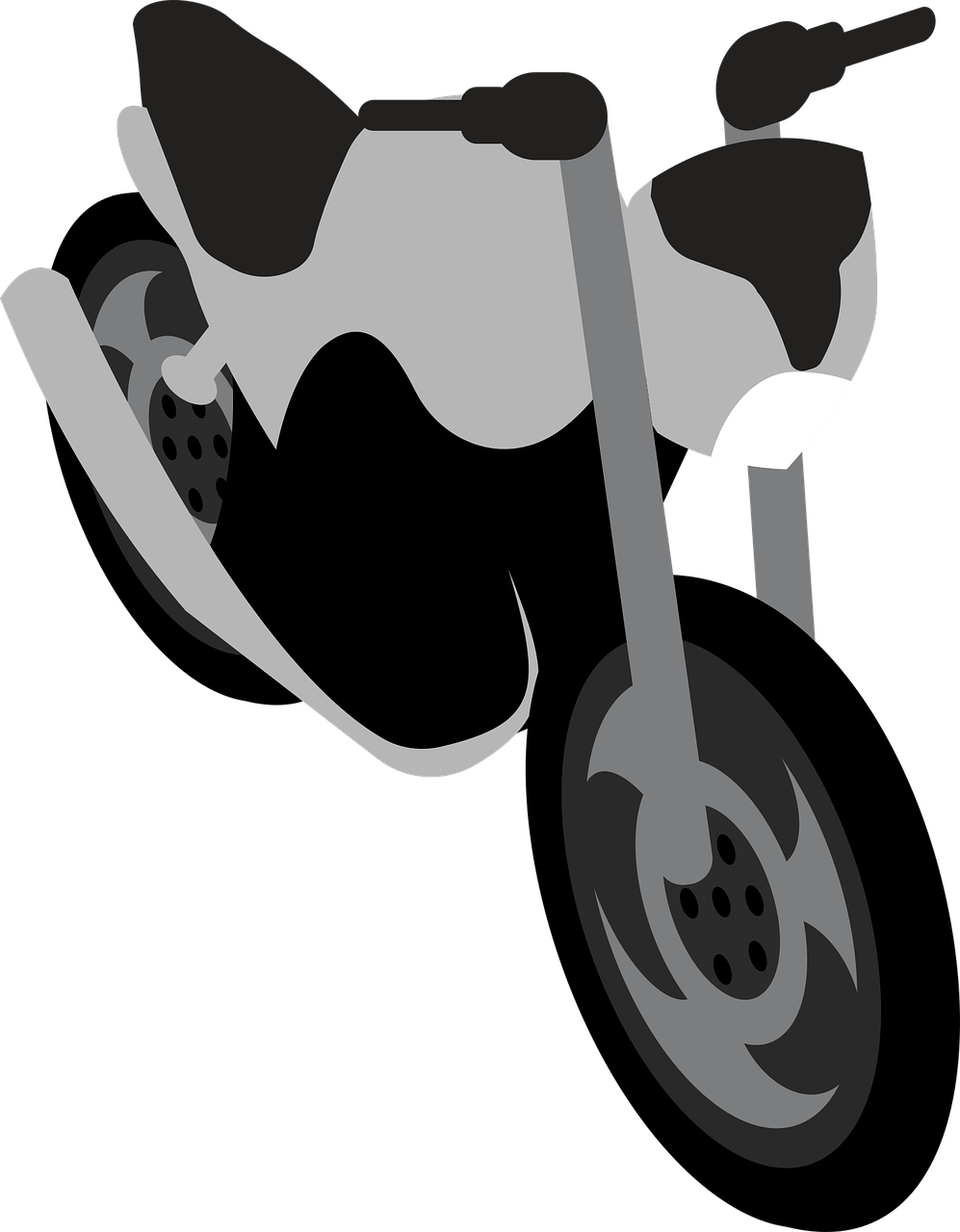 Vector Graphics,free Pictures, Free Photos, - Motorcycle (997x1280)