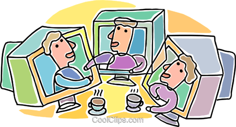 Internet Chat Royalty Free Vector Clip Art Illustration - Internet (480x260)