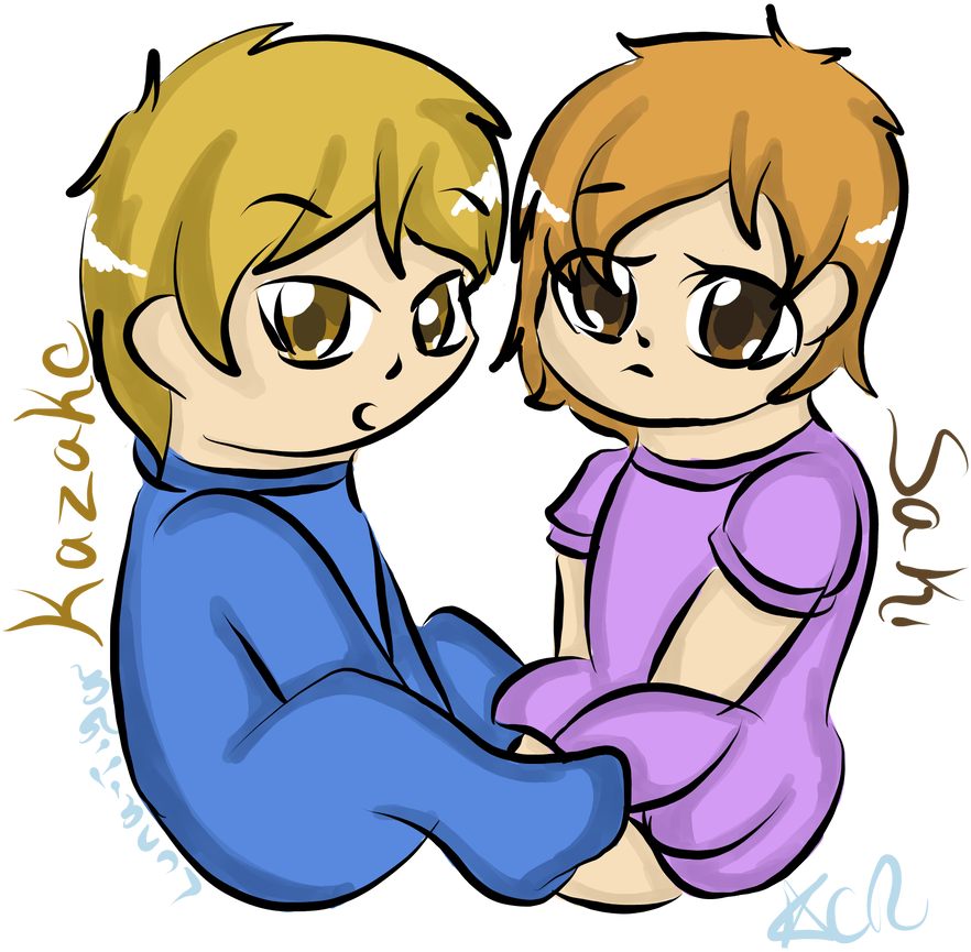 Baby Hanamura Twins {request} By Luna-tiger - Cartoon (894x894)