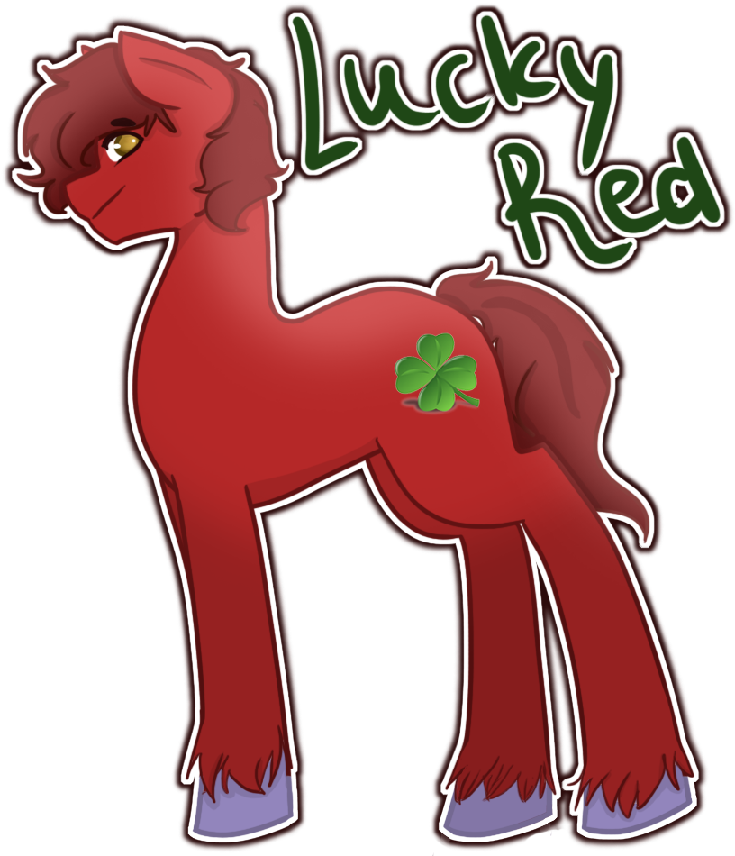 Liefsong, Four Leaf Clover, Irish, Male, Oc, Oc - Cartoon (1000x1000)