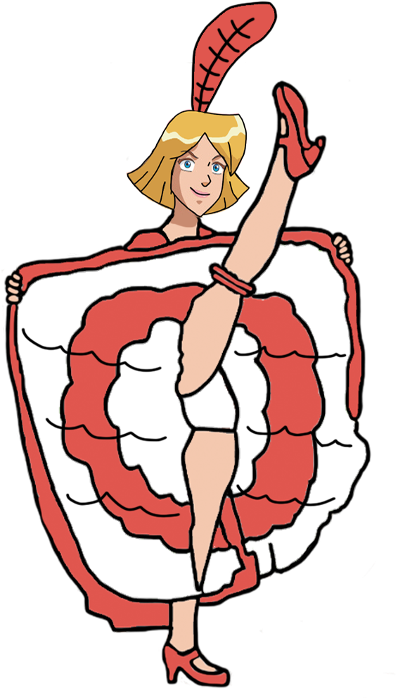 Clover Doing The Can - Can-can (782x990)