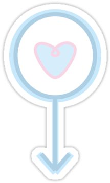 Masculine Sign By Magical-elf - Heart (375x360)