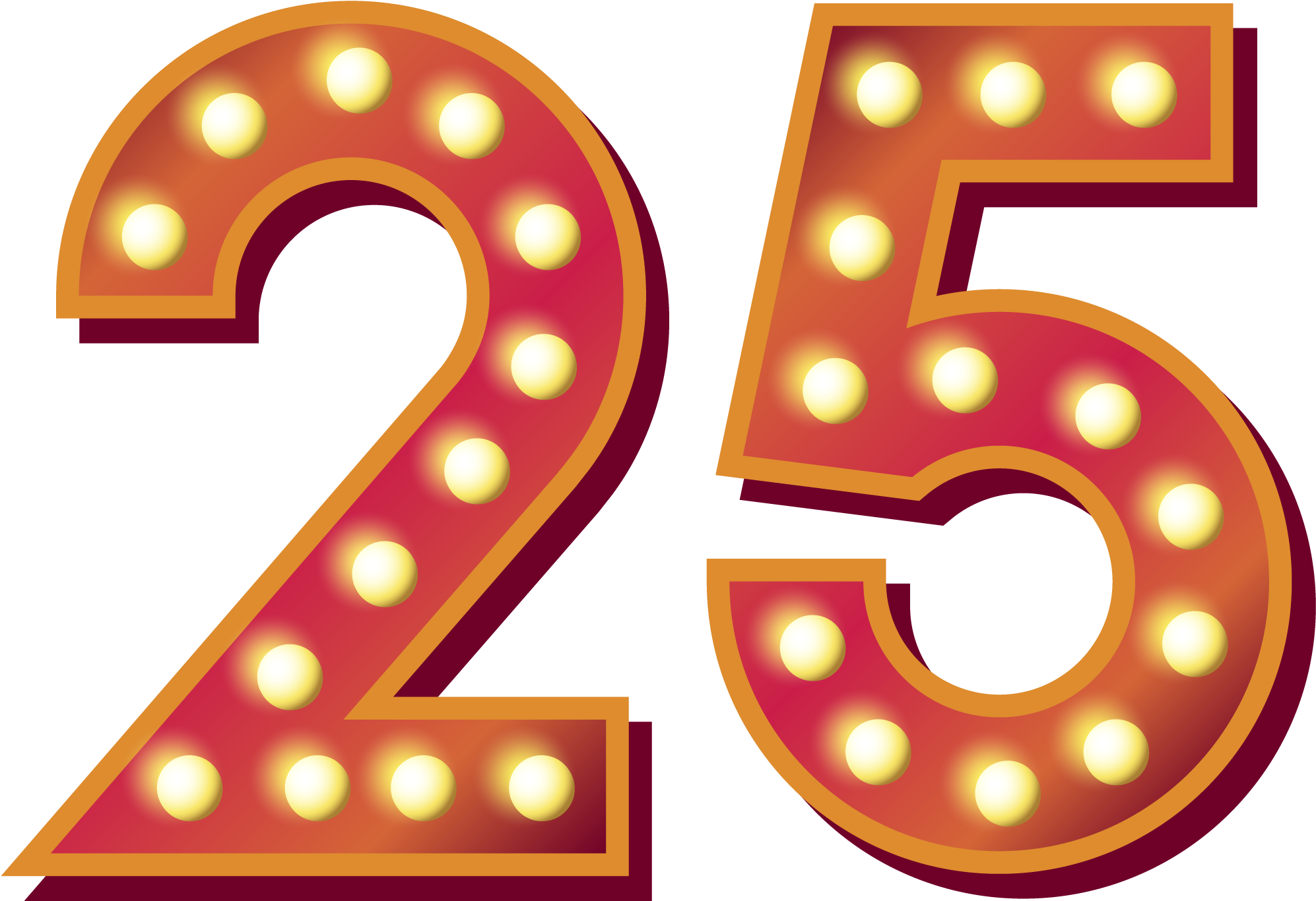 25 Number Png Royalty-free - Number (2132x1682)