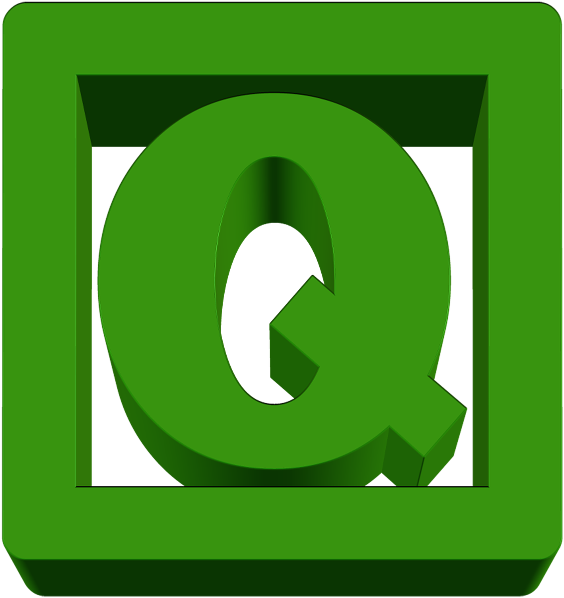 Letters Abc Q - Circle (1280x1280)