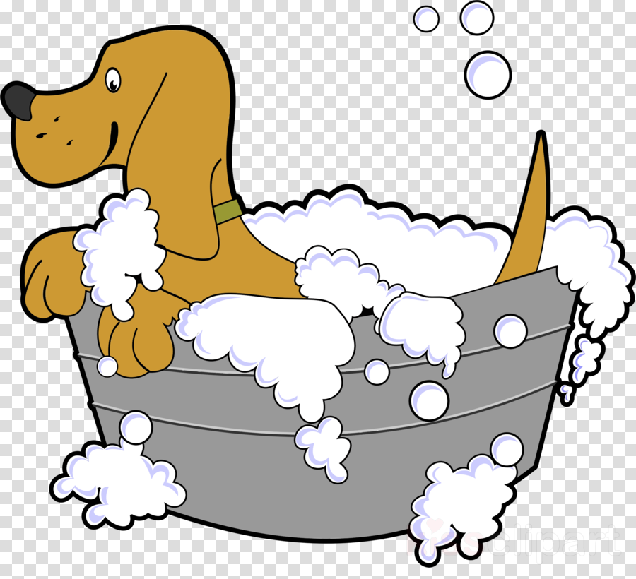 Dog Taking A Bath Clipart Dog Puppy Clip Art - Dog Having A Bath Clipart (900x820)