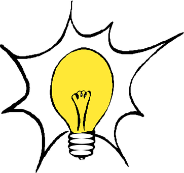 Bright Clipart Electricity - Light Bulb Clip Art (363x340)