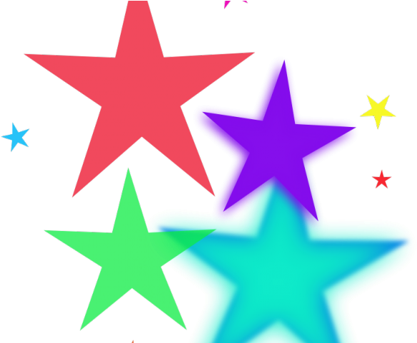 Shooting Star Clipart Star Bethlehem - Transparent Clipart Colorful Stars (640x480)
