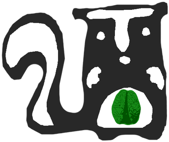 Stinky Zombie Skunk By Lostinthethicket - Illustration (400x360)