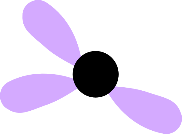 Lilac Flower Missing 3 Clip Art - Circle (600x442)