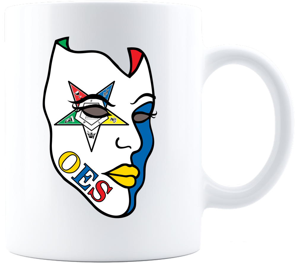 Oes Mask Coffee Mug - Mug (1000x1000)