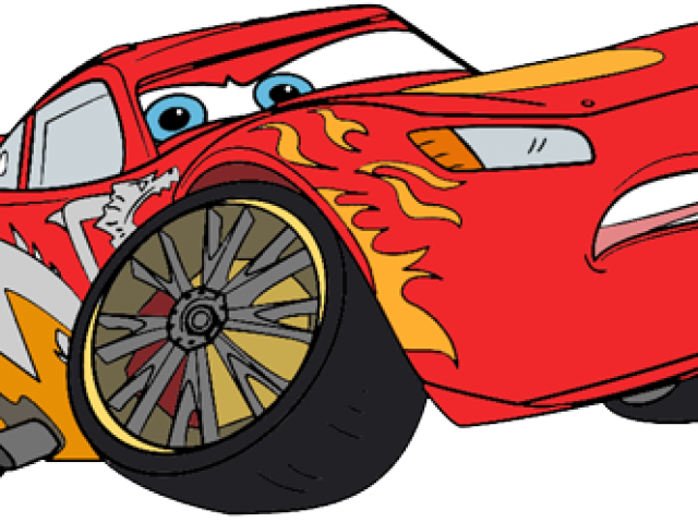 Tire Clipart Lightning Mcqueen - Dragon Mcqueen Draw (640x480)
