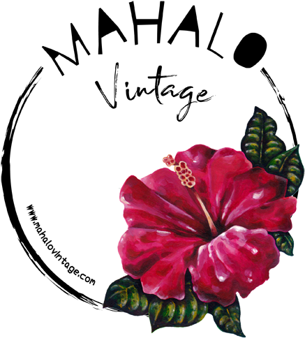 Mahalo Vintage - Hawaiian Hibiscus (500x503)