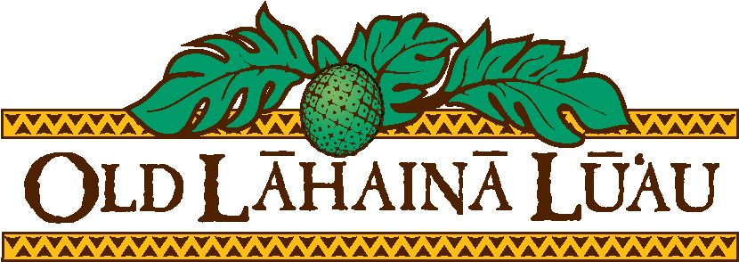 Old Lahaina Luau Logo Cmyk Breadfruit Copy-01 - Great Wolf Lodge Sign (892x375)