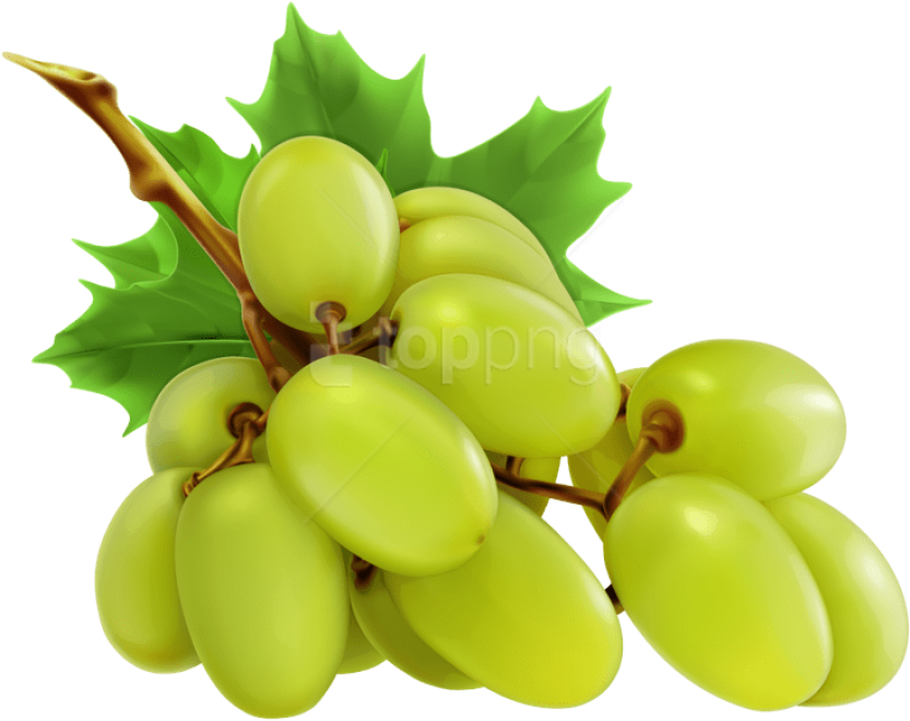 Free Png Download White Grapes Clipart Png Photo Png - Green Grapes Clipart (850x678)