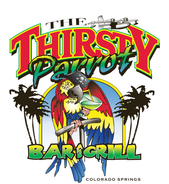 Thirsty Parrot - Parrot (580x632)