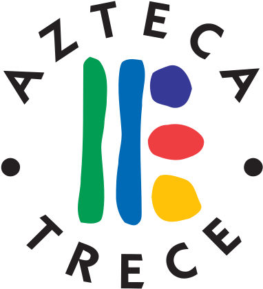 This Azteca Trece Logo, With Variations, Was Used Between - Azteca 13 (400x423)