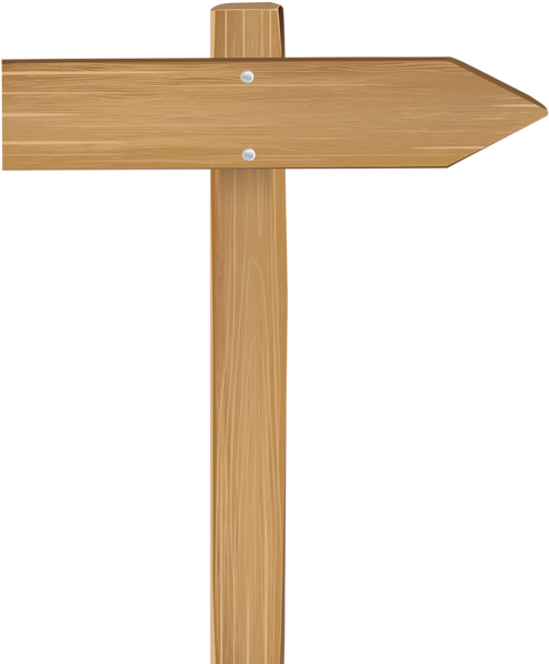 0, - Wooden Arrow Sign Png (503x600)