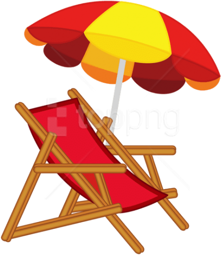 Download Beach Umbrella With Chair Clipart Png Photo - Beach Chair Clipart Png (480x558)