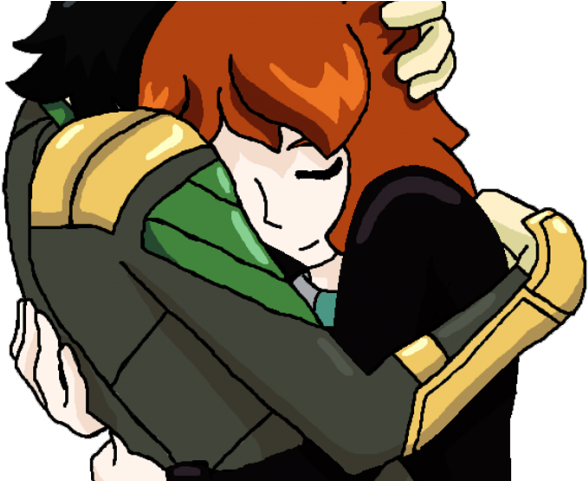 Hug Clipart Comfort - Cartoon (640x480)