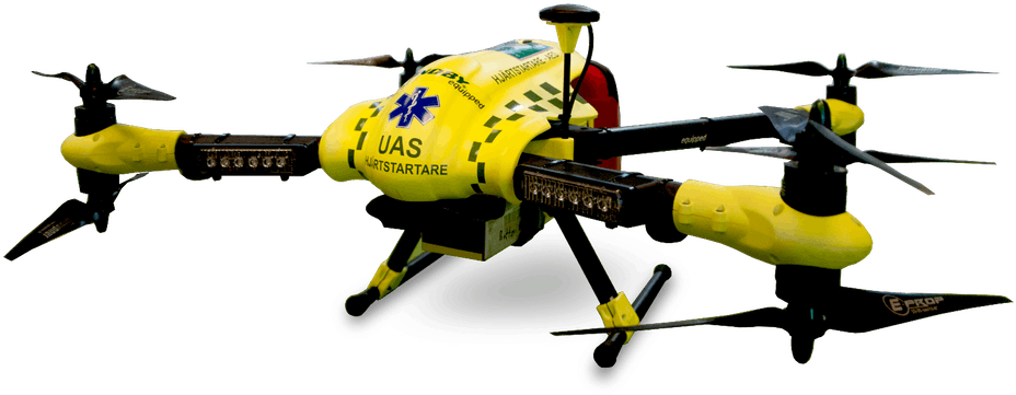Drone Png Transparent Picture - Drone Defibrillator (1000x664)