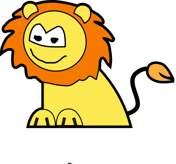 Lion Clip Art At Clkercom Vector Online Royalty Free - Cuento El Leon Afonico (600x558)