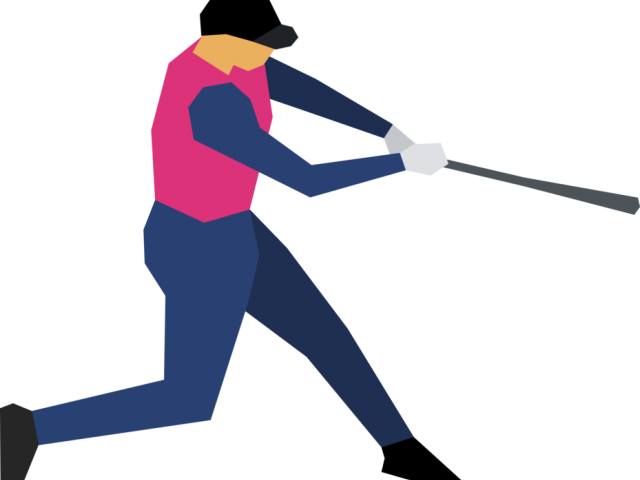 Glove Clipart Baseball Jersey - Swing Batter Batter Swing (640x480)