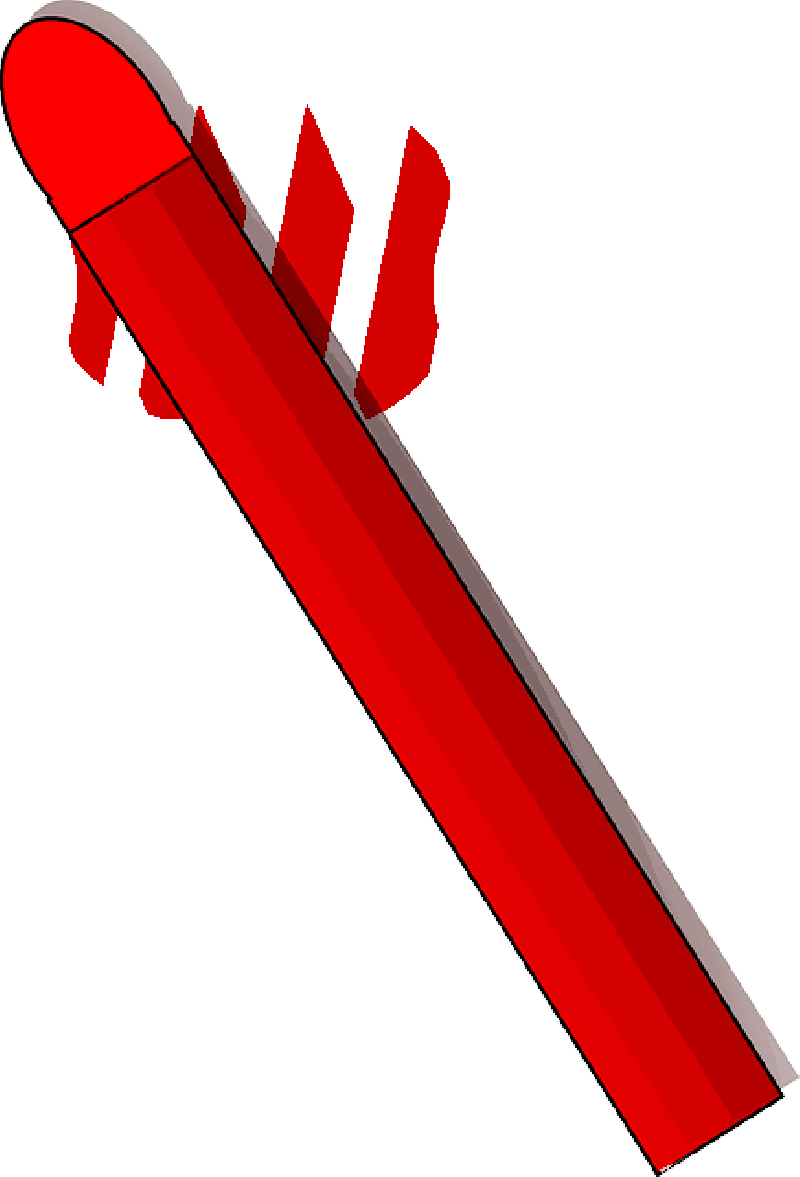 Red Crayon Coloring - Red Arrow Pointing Down Right (800x1177)