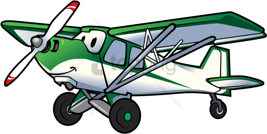 Free Png Download Cessna 172 Cartoon Png Images Background - Cartoon Plane (850x428)