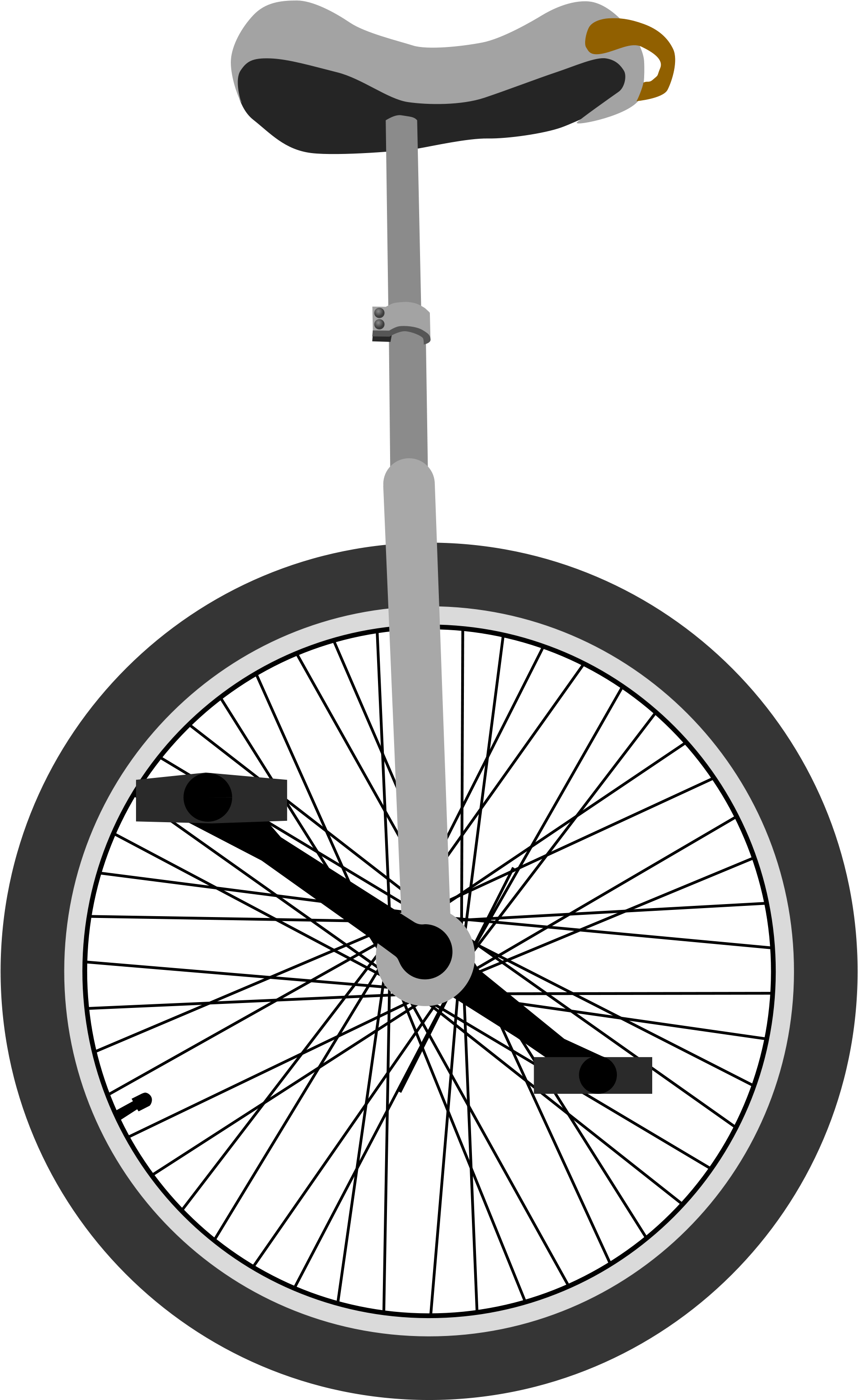 At Getdrawings Com Free For Personal Use - Unicycle Png (2000x3213)