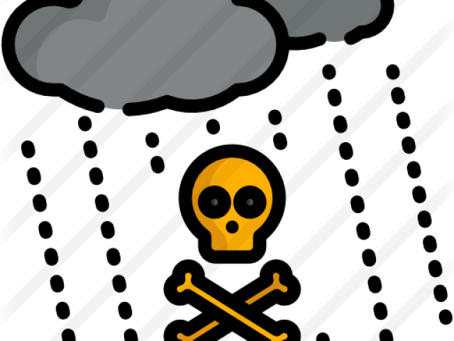 Rain Clipart Transparent Background - Acid Rain Clip Arts (640x480)