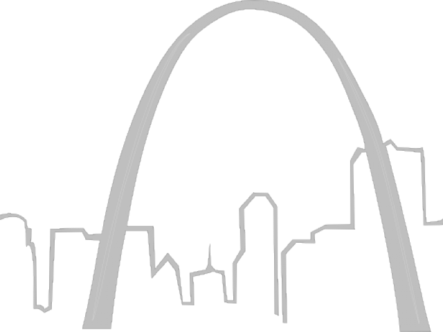 Louis Clipart - Simple Drawings Of The Gateway Arch (640x480)