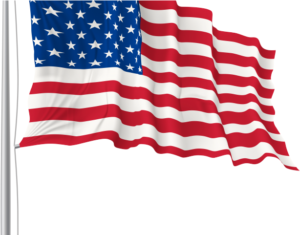 Louis Flag Clipart Waving Flag - Flag Of The United States (640x480)