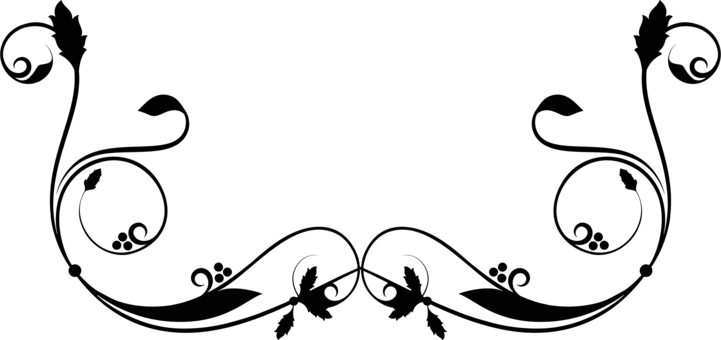 Black And White Drawing Monochrome Photography Visual - Clipart Png Frame Design (721x340)