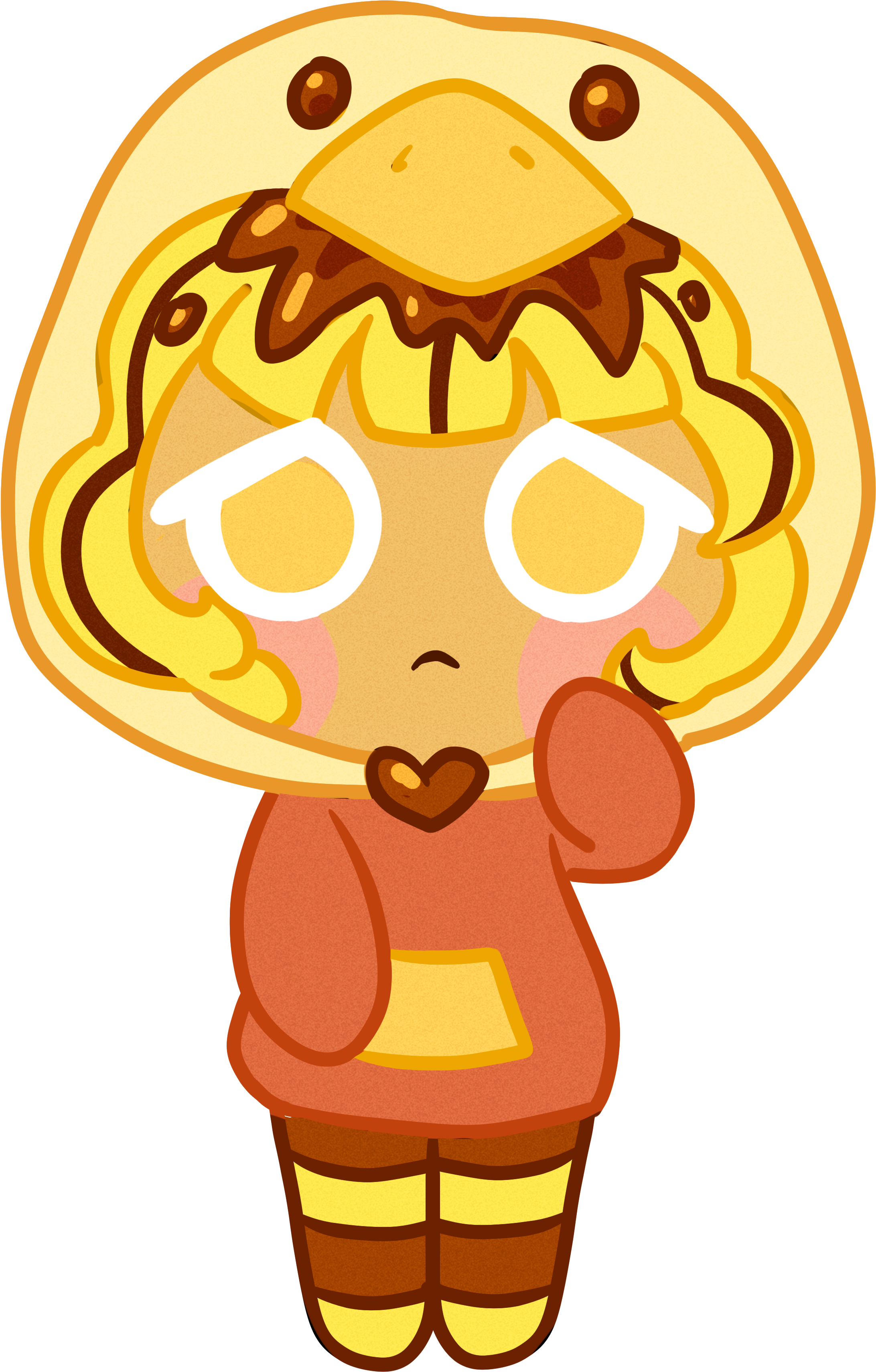 Creme Brulee Cookie Is A Ship Child Of An Oc X Canon - Cartoon (3367x3877)
