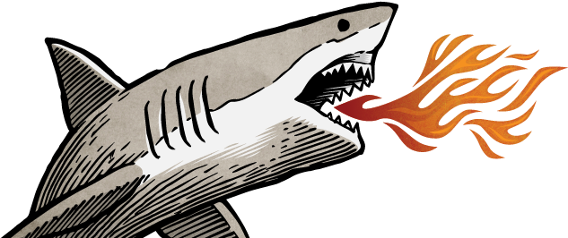 Spicy Shark Hot Sauce - Spicy Shark (910x290)