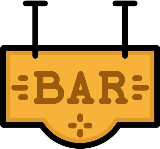 Pub Clipart Transparent - Bar Png Icon (512x512)