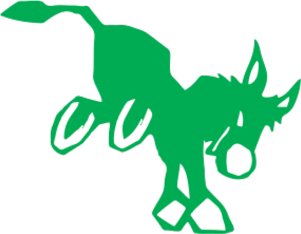 Kicking Donkey Clip Art (640x480)