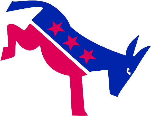 Mcdcc Burro - Democratic Party (600x464)