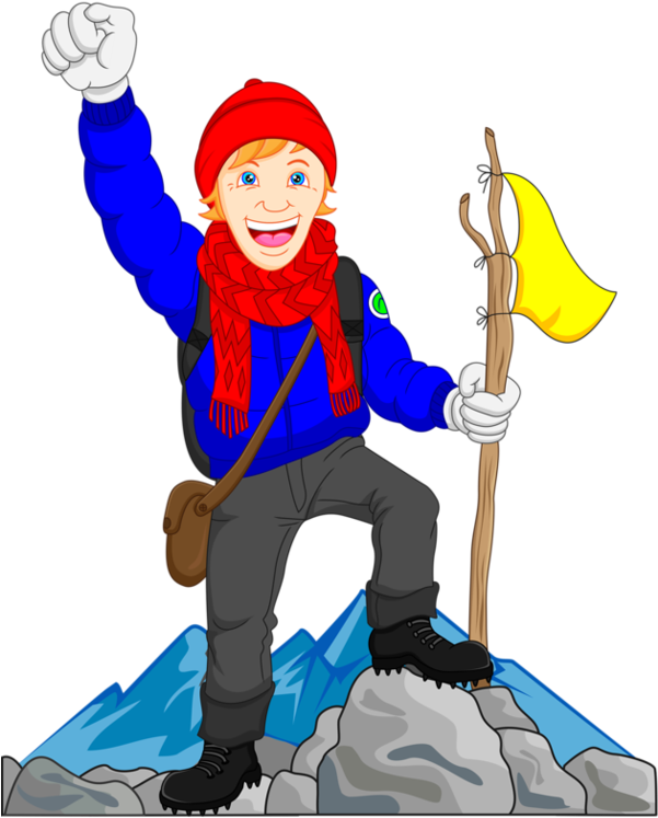 Personnages, Illustration, Individu, Personne, Gens - Mountaineer Clipart (600x763)