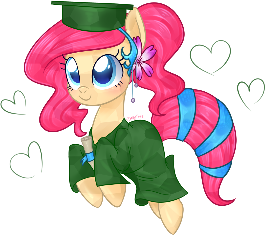 Kaikururu, Clothes, Crystal Pony, Female, Graduation, - Cartoon (1118x1024)