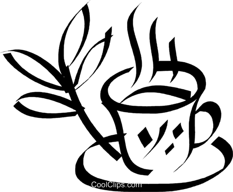 Cup Of Tea Royalty Free Vector Clip Art Illustration - Cup Of Tea Royalty Free Vector Clip Art Illustration (480x396)