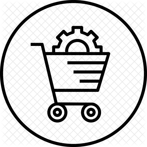 Carts Clipart Coloring - Ecommerce Development Icon (512x512)