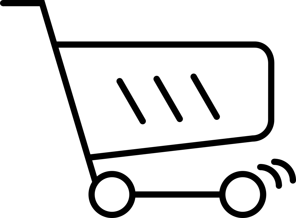 Shopping Cart Comments - Thin Shopping Cart Icon (980x722)