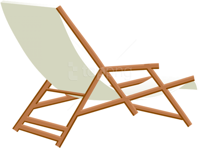 Free Png Download Beach Lounge Chair Png Clipart Png - Transparent Chair For Beach (850x637)