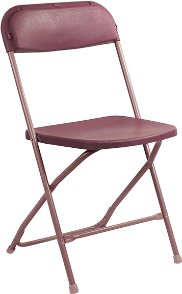 Burgundy - Silla Plegable De Plastico Sodimac (960x640)
